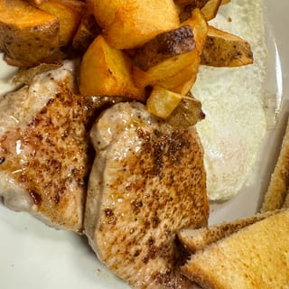 Grilled Pork Loin Platter